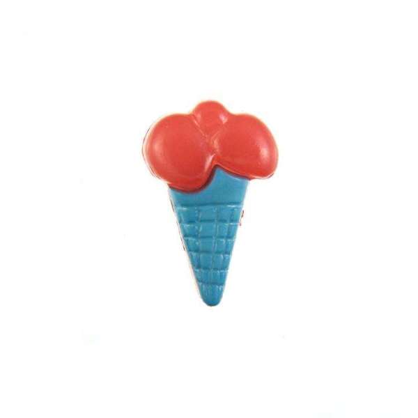 Kinderknöpfe kaufen Eis-Tüten-KK-153-blau-3