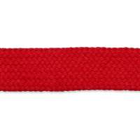 Flechttresse rot 8 mm breit Baumwolle
