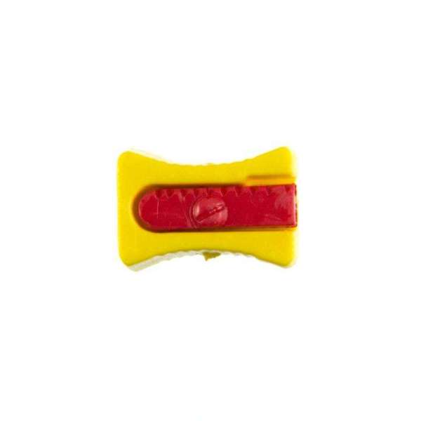 Kinderknöpfe kaufen Bleistiftspitzer-KK-152-gelb-2